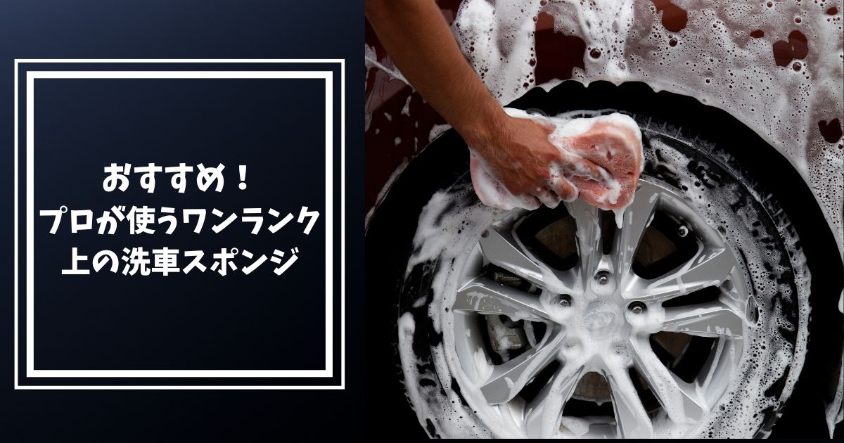 おすすめ プロが使うワンランク上の洗車スポンジ 洗車のテキスト
